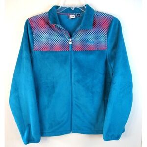 FILA Sport Full Zip‎ Long Sleeve Fleece Jacket Women's Size Large